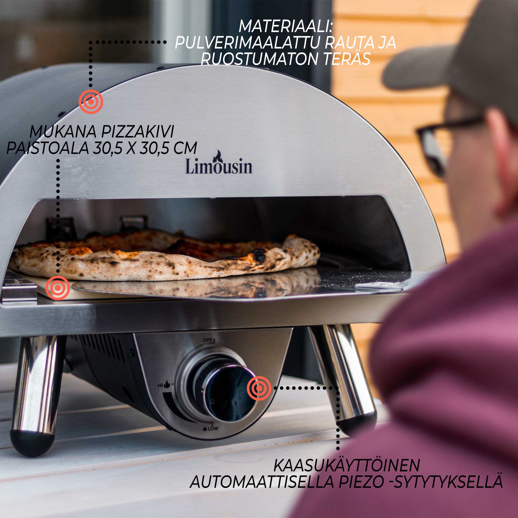 LIMOUSIN PIZZAUUNI PREMIUM 12"