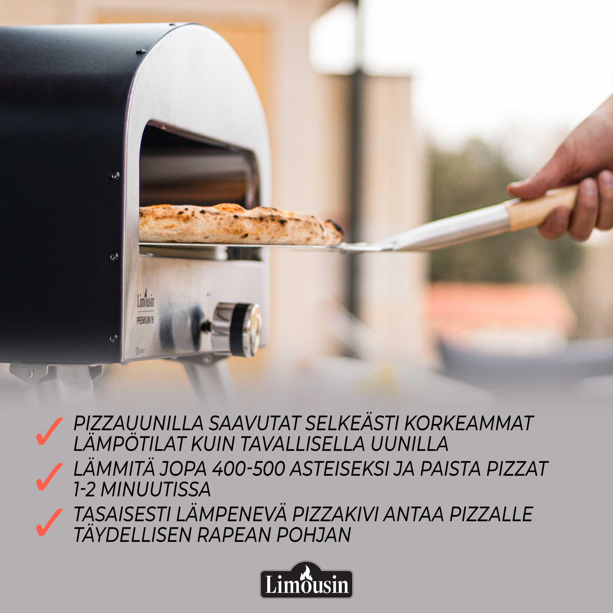 LIMOUSIN PIZZAUUNI PREMIUM 16"