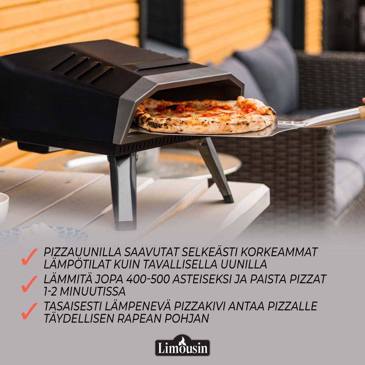 LIMOUSIN PIZZAUUNI PROFESSIONAL V2 12"