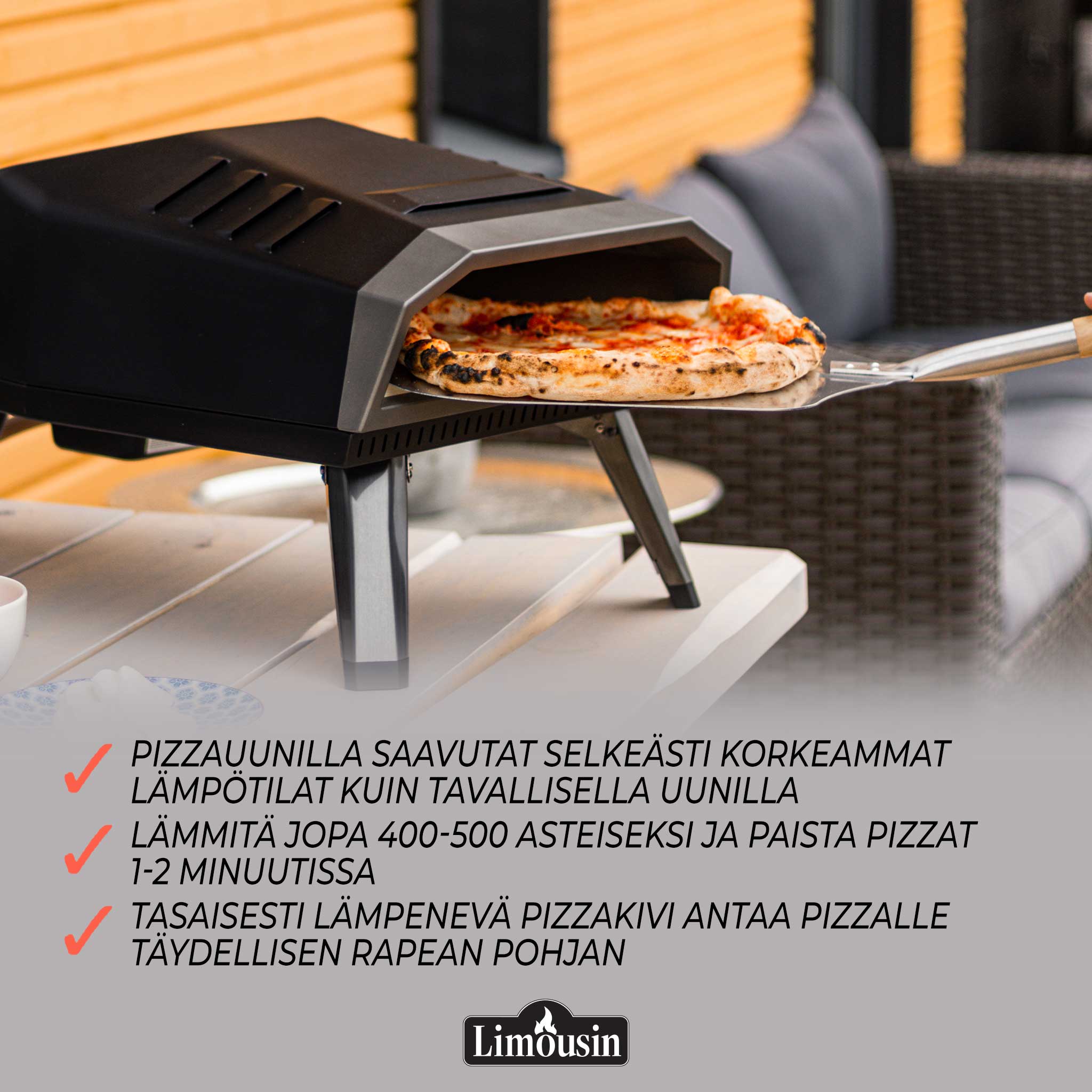 LIMOUSIN PIZZAUUNI PROFESSIONAL V2 12"