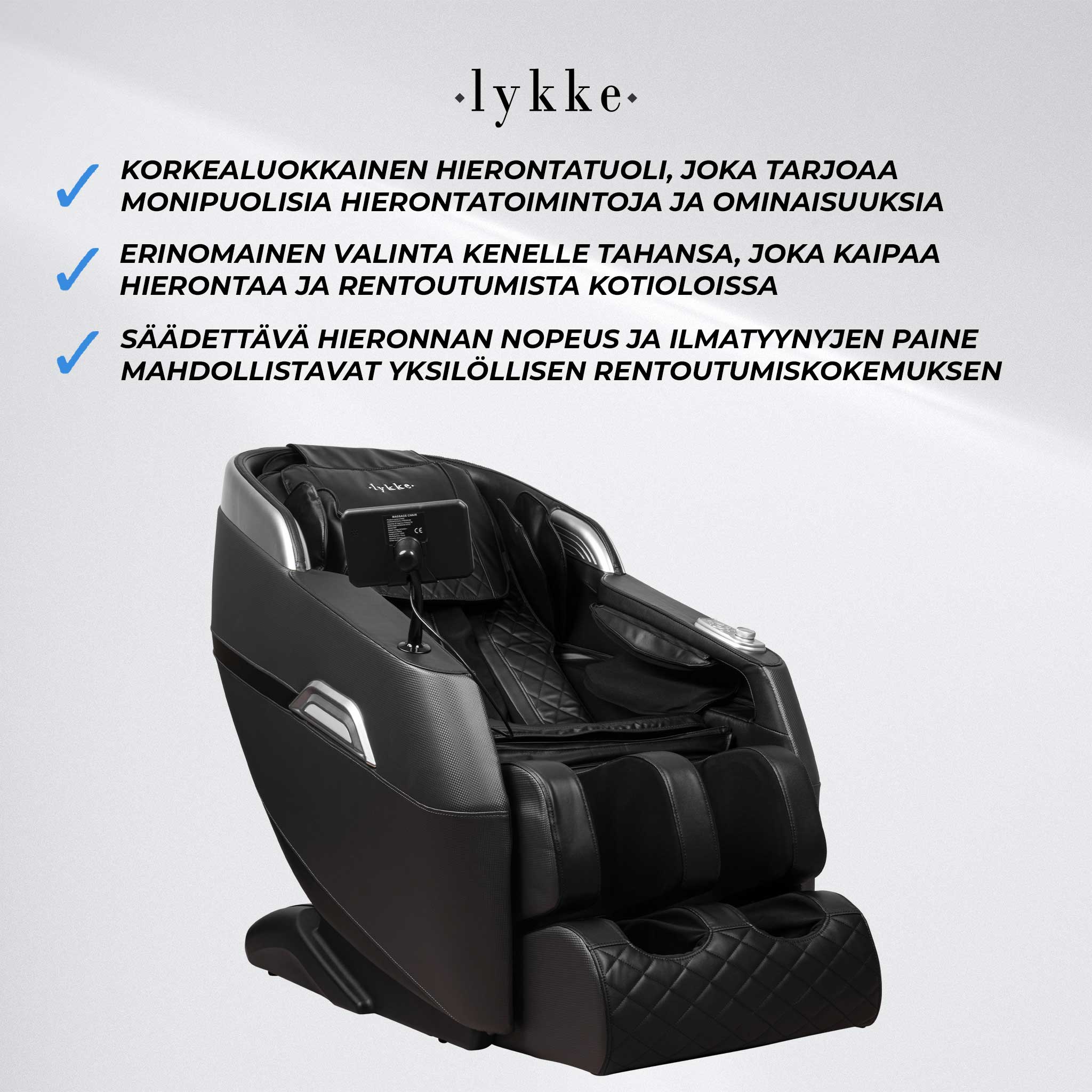 Lykke Hierontatuoli Premium