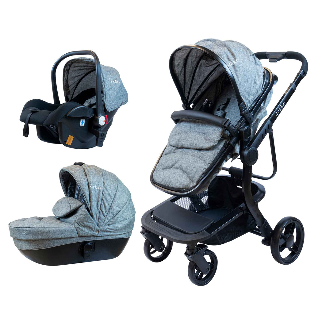 LYKKE YHDISTELMÄVAUNUT 3-IN-1 BASIC