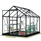 LYKKE HYBRIDI KASVIHUONE MUSTA 5 M2
