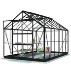 LYKKE HYBRIDI KASVIHUONE MUSTA 9,7 M2