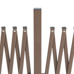 Jatkettava alumiininen saksiaita, 52–405 x 103,5 cm, tummanruskea