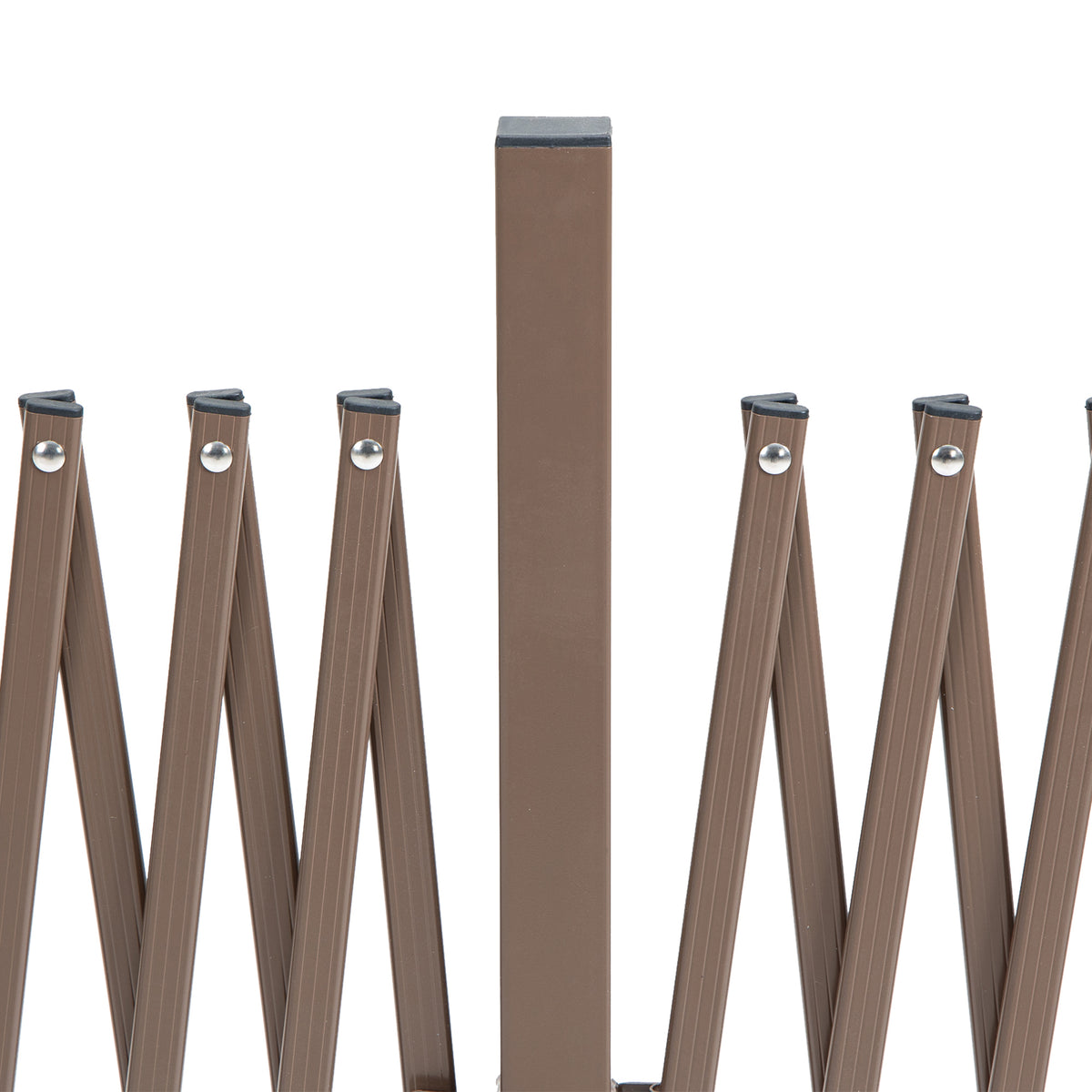 Jatkettava alumiininen saksiaita, 52–405 x 103,5 cm, tummanruskea