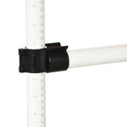 Koiran agility-rengas ja hyppyeste 2-in-1, korkeus 15–60 cm, kantolaukku, valkoinen/oranssi
