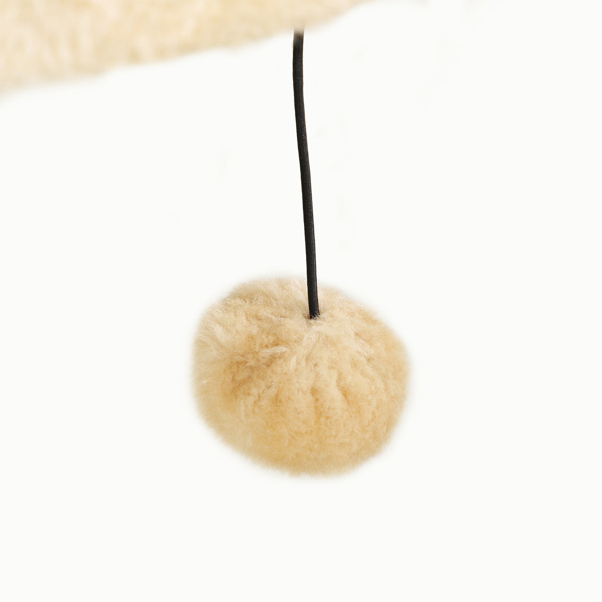 Kissan kiipeilyseinä 5-osainen pesällä ja tikkailla, seinä- ja kattokiinnitys, beige