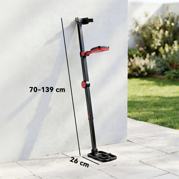 Metallinpaljastin kokoontaitettava 4 tilaa, IP68-kela 26 cm, LCD, kuulokkeet, lapio ja laukku