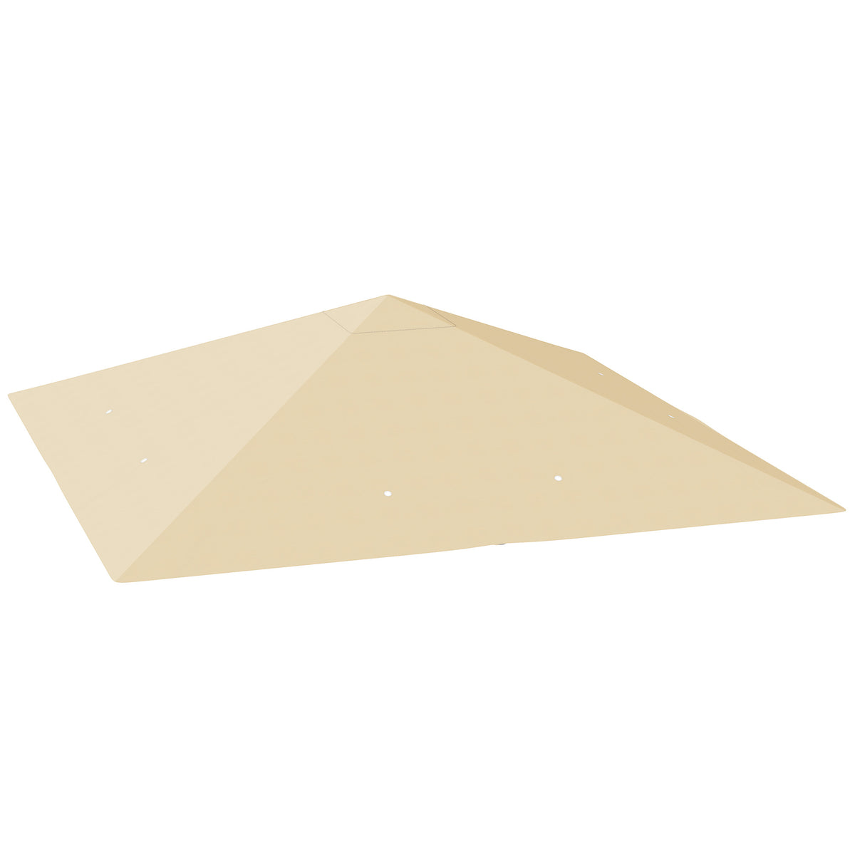 Paksu varakatto 3 x 3 m paviljonkiin, Oxford 370 g/m², UPF30+, beige