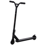 Temppupotkulauta alumiinia, 100 mm PU-pyörät, freestyle, 14 v+, musta