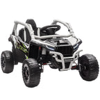 Lasten sähkömaastoauto Kawasaki Teryx KRX 1000, 12V, kaukosäädin, LED ja musiikki, harmaa