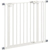 Koiraportti ilman porausta, automaattisesti sulkeutuva, leveys 74–87 cm, metalli, valkoinen