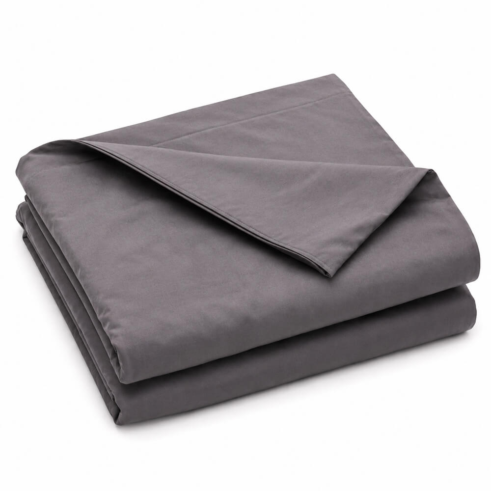 Painopeiton lakana 150 x 200 cm, 100 % puuvillaa – tumman harmaa