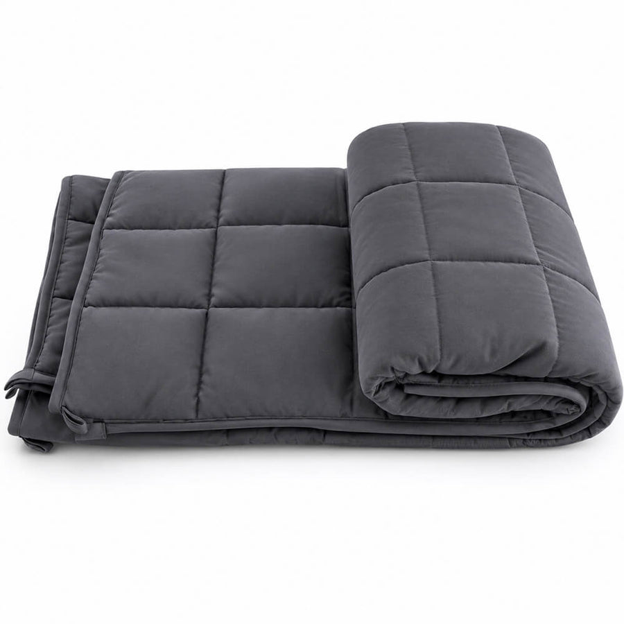 Painopeitto 9 kg, 150 x 200 cm – harmaa mikrokuitupinta