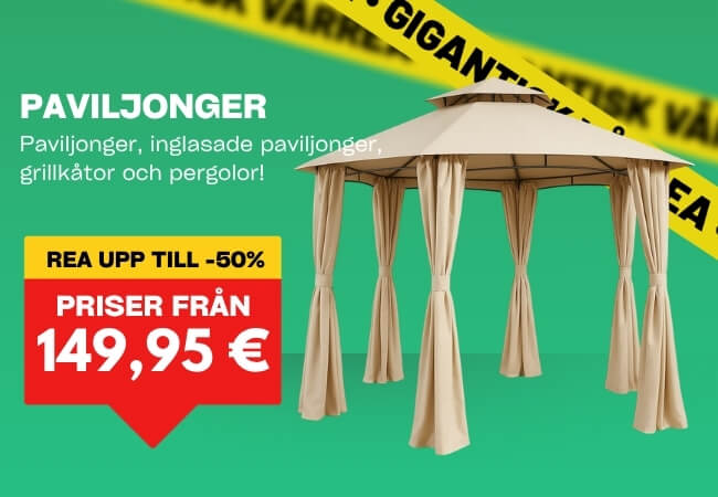 Paviljonger för trädgården