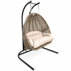 Hängstol 2-sitsig 300 kg – 15 cm stoppning, stålram, 148 x 110 x 192 cm
