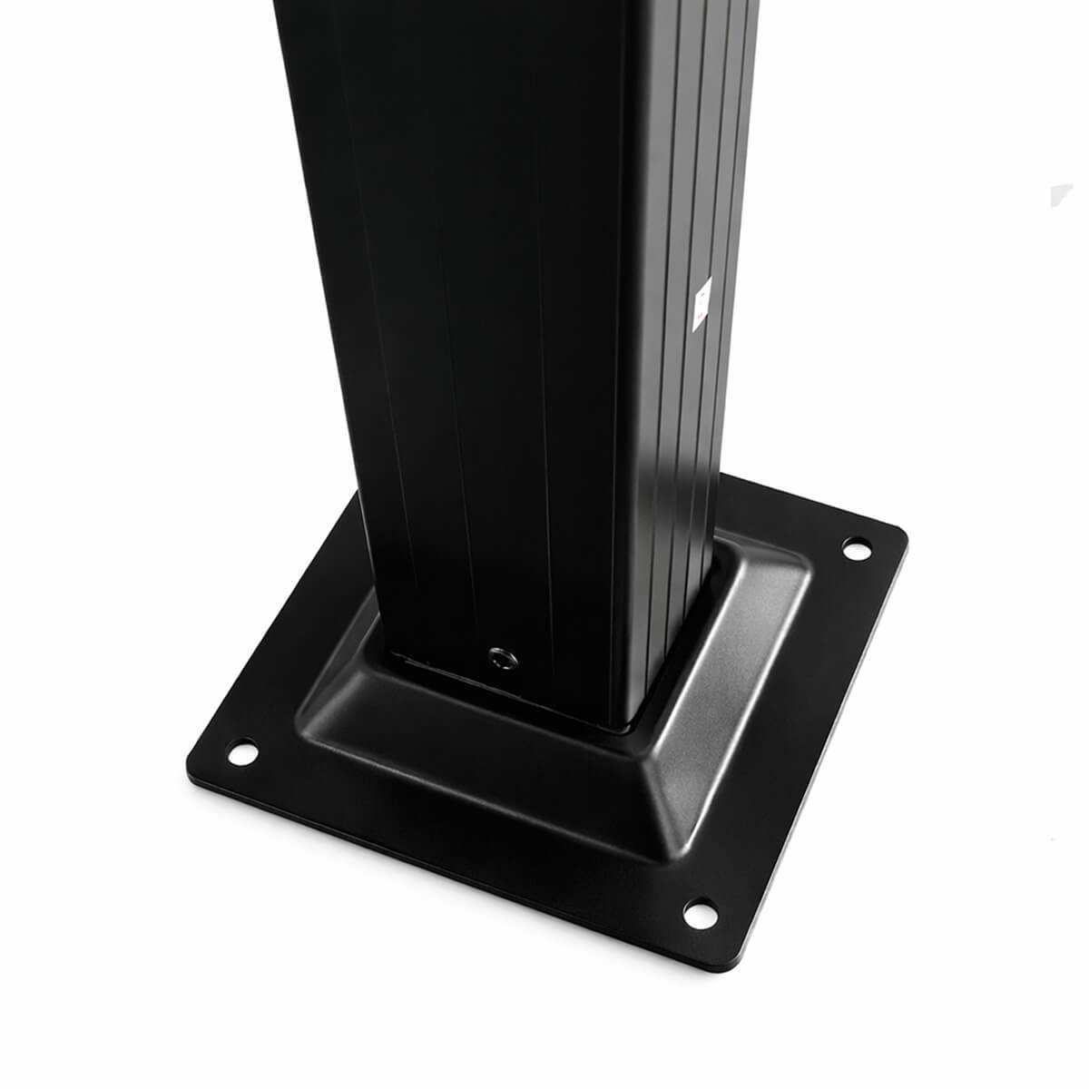 Lund & Leaf STRONG Pergola / Terrassöverdrag 3x3m, svart ram, grått överdrag