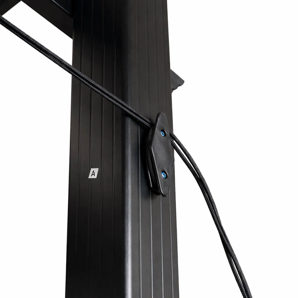 Pergola 3 x 3 m – skjutbart taktyg, aluminiumram, 250 g PU-tyg, grå