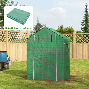Varakate kasvihuoneeseen 845-511, 140 x 73 x 190 cm, vihreä