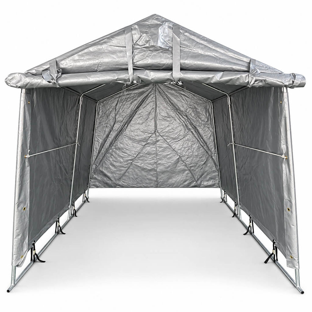 Pressutalli 2 × 3 m – 500 g PVC, tummanharmaa