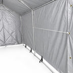 Pressutalli 2 × 3 m – 500 g PVC, tummanharmaa