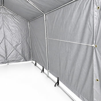 Pressutalli 2 × 3 m – 250 g PE, tummanharmaa