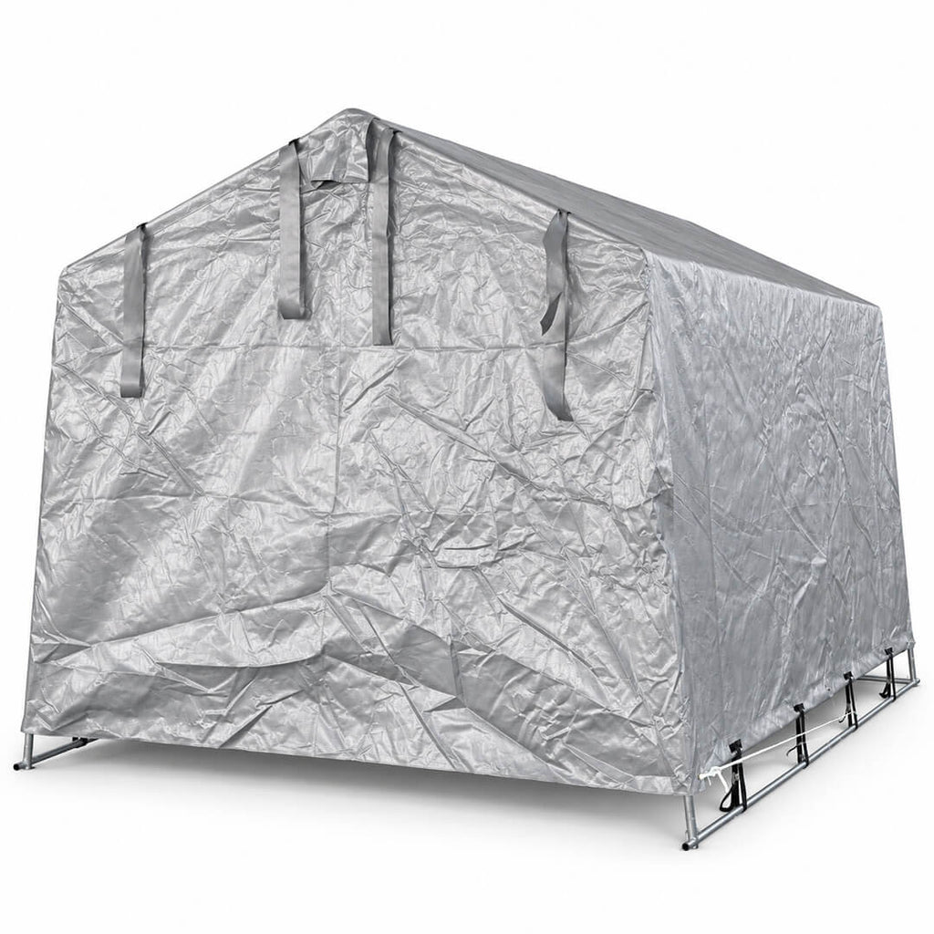 Pressutalli 2 × 3 m – 500 g PVC, tummanharmaa