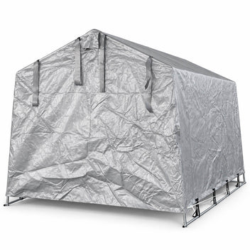 Pressutalli 2 × 3 m – 500 g PVC, tummanharmaa