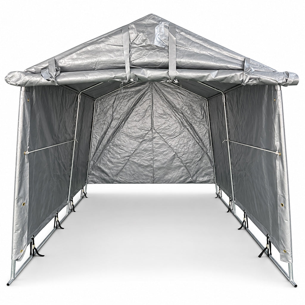 Pressutalli 2 × 3 m – 250 g PE, tummanharmaa