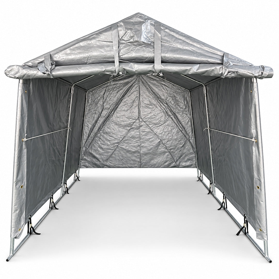 Pressutalli 2 × 3 m – 250 g PE, tummanharmaa