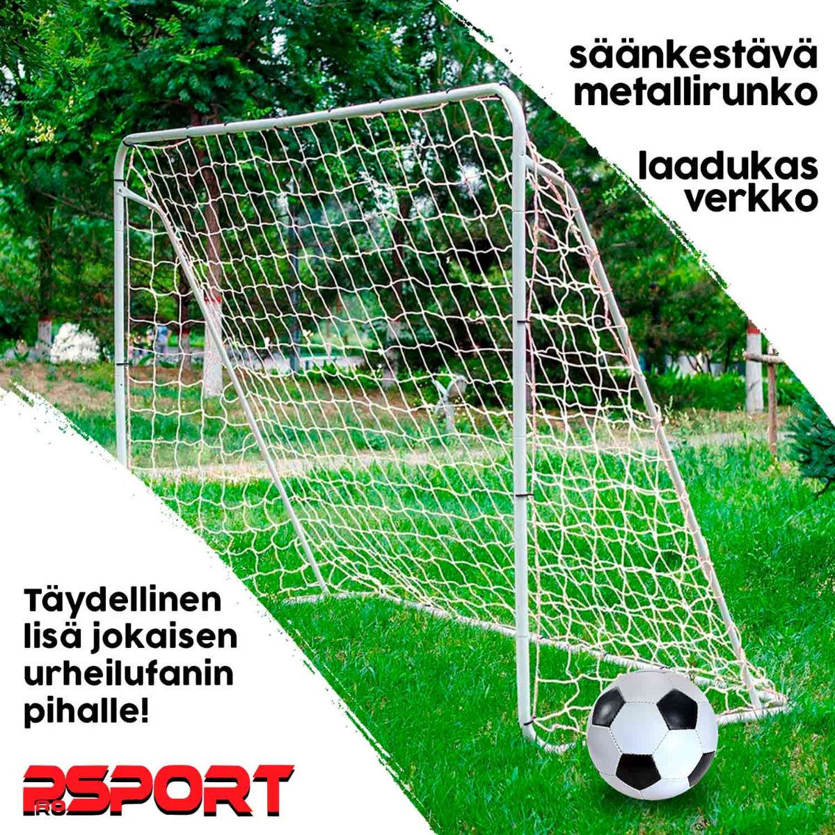 2 x Prosport jalkapallomaali Official 366 x 183 cm