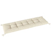 Paksu aurinkotuolin pehmuste, 198 x 65 x 13 cm, beige