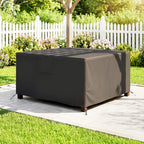 Vedenpitävä suojapeite tuuletusaukolla, 420D Oxford, 125 x 125 x 74 cm, musta