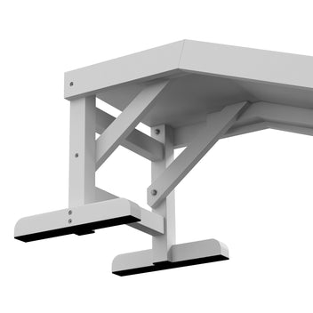 Lemmikin ramppi liukumattomalla matolla ja tasanteella, mänty, 50 kg asti, 125 x 40 x 35,5 cm