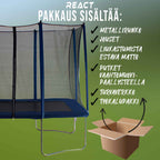 REACT TRAMPOLIINI SUORAKAIDE 163X216 CM