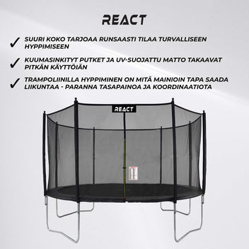 React Trampoliini 427cm