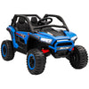 Lasten sähkömaastoauto UTV 24V kahdelle, neliveto, kaukosäädin, 5–7 km/h, sininen