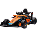 Lasten sähköauto McLaren Formula 1, 12V, kaukosäädin ja musiikki, 3–5 v, oranssi