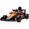 Lasten sähköauto McLaren Formula 1, 12V, kaukosäädin ja musiikki, 3–5 v, oranssi