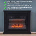 LYKKE SÄHKÖTAKKA L, 2000W, MUSTA