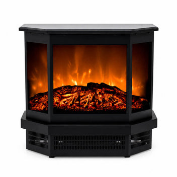 Elkamin Firenze 750/1500W – MDF-ram, fjärrkontroll, vit
