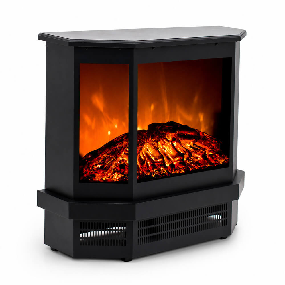 Elkamin Firenze 750/1500W – MDF-ram, fjärrkontroll, vit