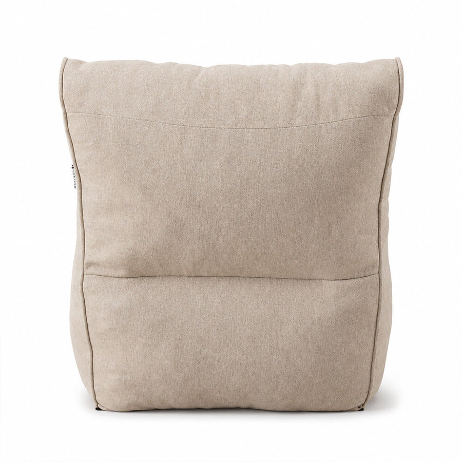 Säkkituoli Lounge 130 cm beige – vaahtomuovirouhetäyte