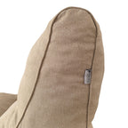 Säkkituoli Lounge 130 cm beige – vaahtomuovirouhetäyte