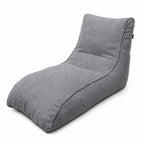 Säkkituoli Lounge 130 cm harmaa – vaahtomuovirouhetäyte
