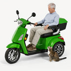 Senioriskootteri 1000 W – 25 km/h, 48V20Ah, varashälytin