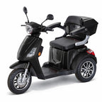 Arktis Motors Senior Scooter med larm 1000 W, 25 km/h, 48 V 20 AH, svart