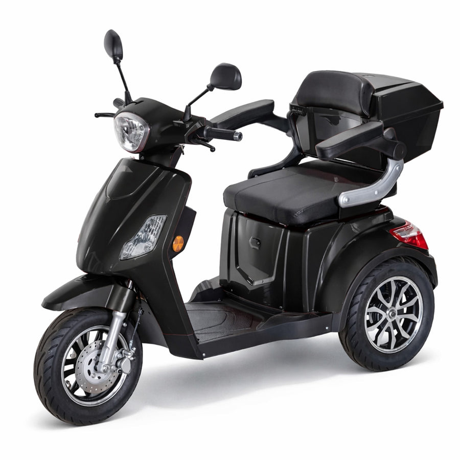 Senioriskoter 1000 W 25 km/h – 48 V 20 Ah litiumbatteri, stöldlarm, 150 kg