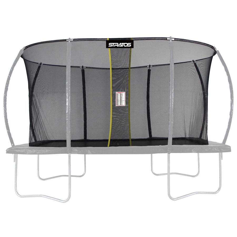 Trampoliinin turvaverkko Stratos suorakaide, 2,13x3,05 m